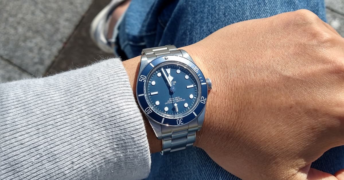 時計チューダー TUDOR ブラックベイ 58ネイビー39mm 純正ブレスレット - 腕時計(アナログ)