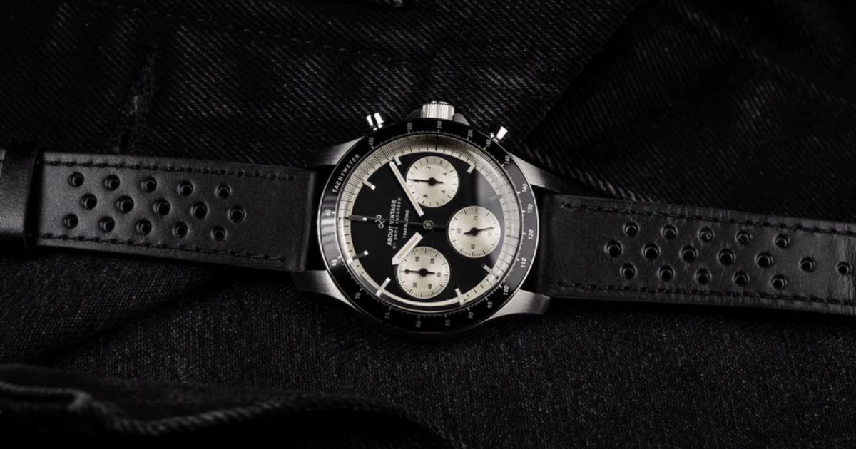 アバウトヴィンテージ 1960レーシングクロノグラフ 限定オールブラック 写真で解説】About Vintage 1960 レーシングクロノグラフを